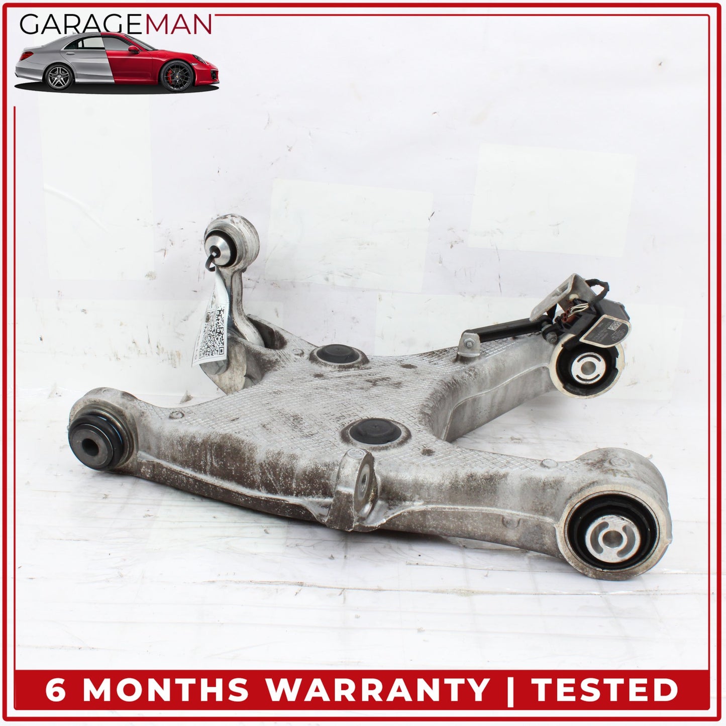 2009-2019 BMW 550i Rear Left Side Lower Control Arm w/ Height Level Sensor OEM