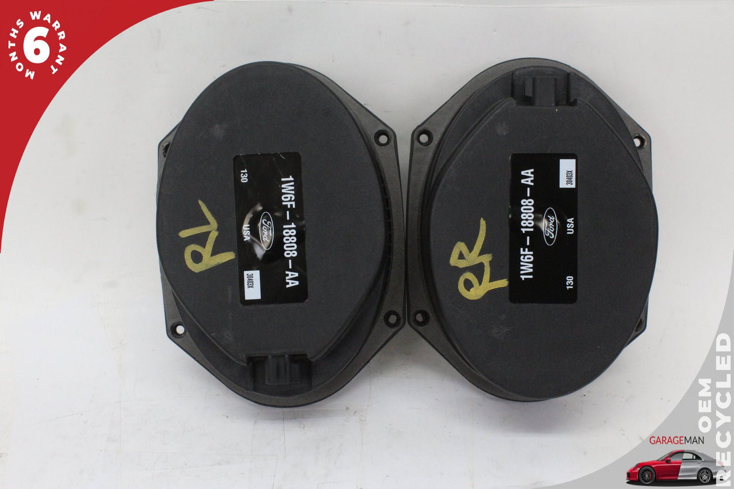 2002-2005 Ford Thunderbird Rear Left and Right Side Speaker Set 1W6F18808AA OEM