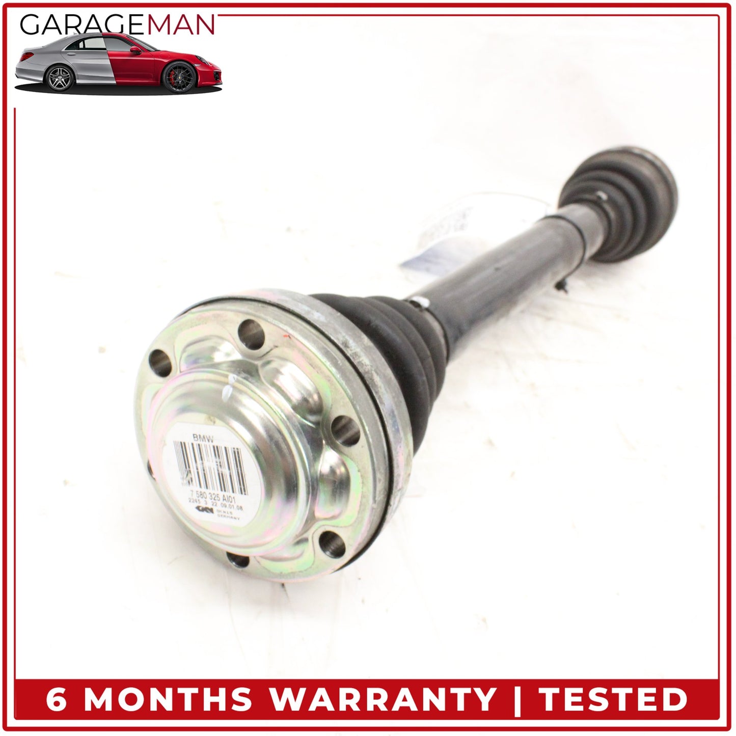 2007-2013 BMW 335i E90 RWD Rear Left Driver Side CV Axle Shaft 7580325 OEM