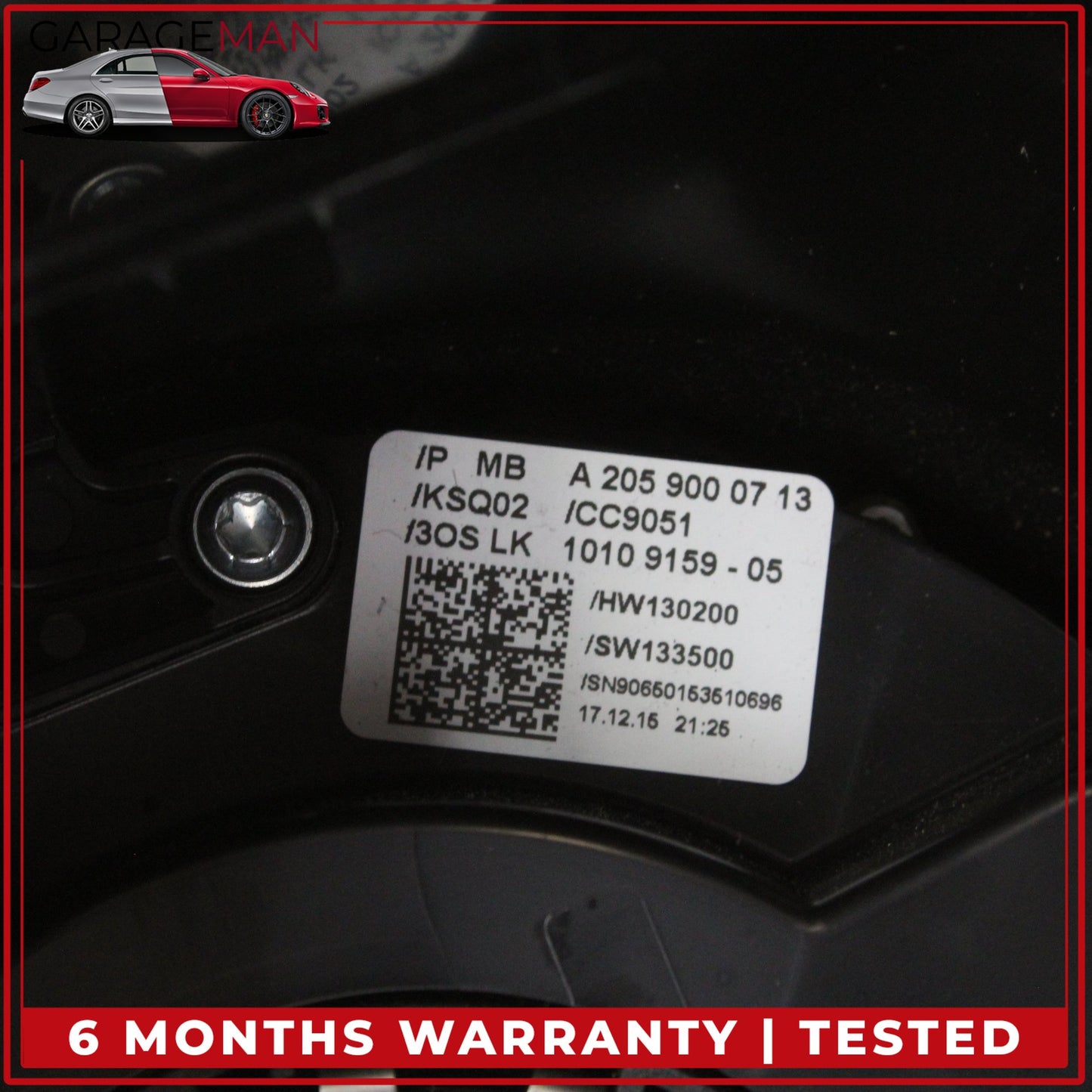 2015-2019 Mercedes W205 C300 Steering Column Combination Switch 2059000713 OEM
