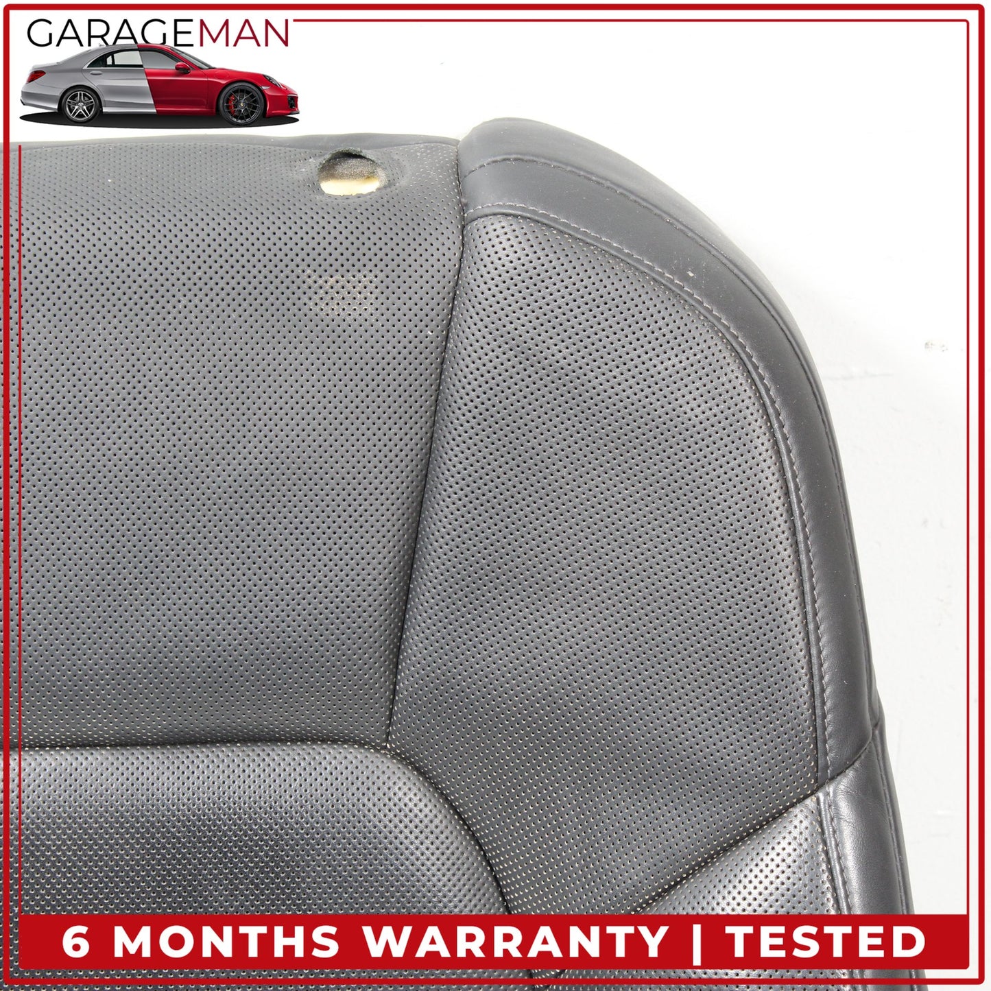 2011-2018 Porsche Cayenne 958 Front Left Side Top Upper Seat Cushion Black OEM