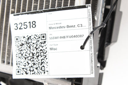 2015-2021 Mercedes-Benz C300 W205 Engine Cooling Radiator A/C Condenser Assy OEM