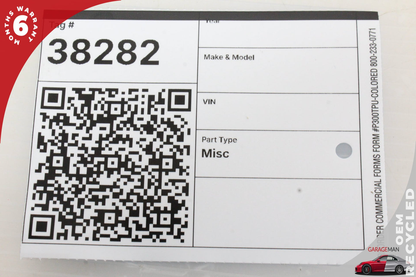 2014-2016 Porsche Panamera 970 E-Hybrid Battery Cooling Matt F00VB08001-00 OEM