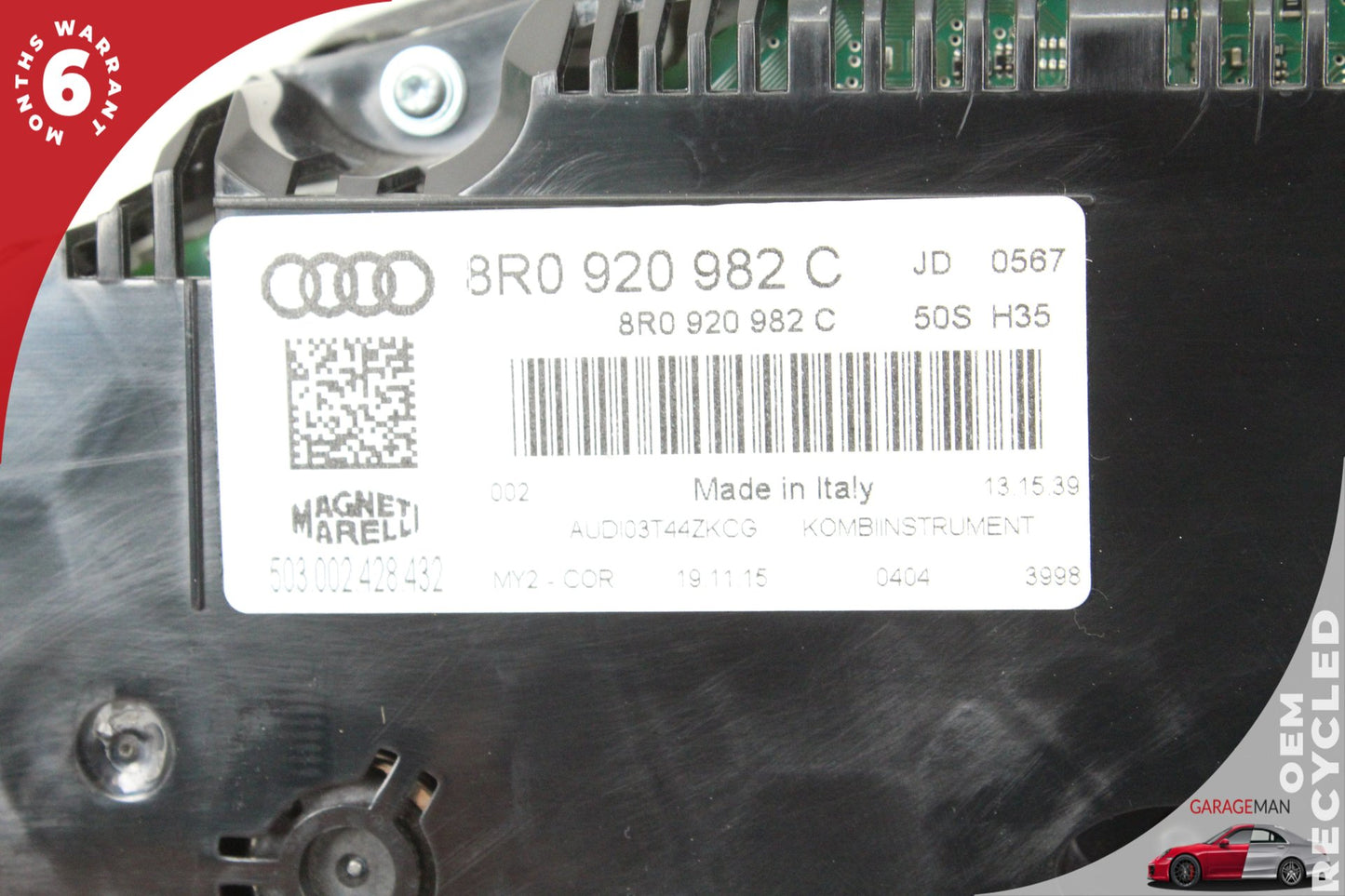 2014-2017 Audi SQ5 8R SUV Speedometer Instrument Cluster Gauge 8R0920982C OEM