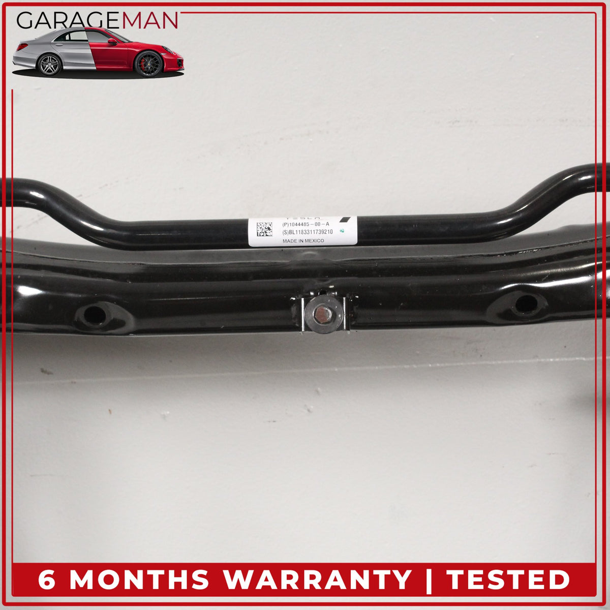 2017-2023 Tesla Model 3 Rear Subframe Crossmember w/ Sway Bar 104457500B OEM