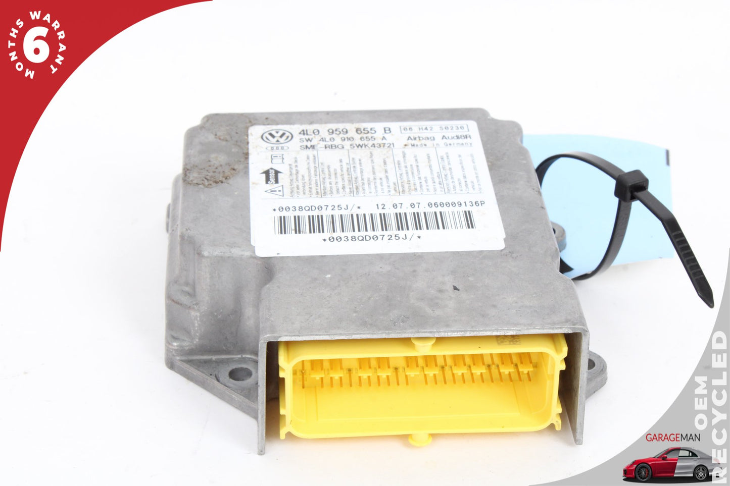 2007-2015 Audi Q7 SRS Computer Control Module Sensor  4L0959655B OEM