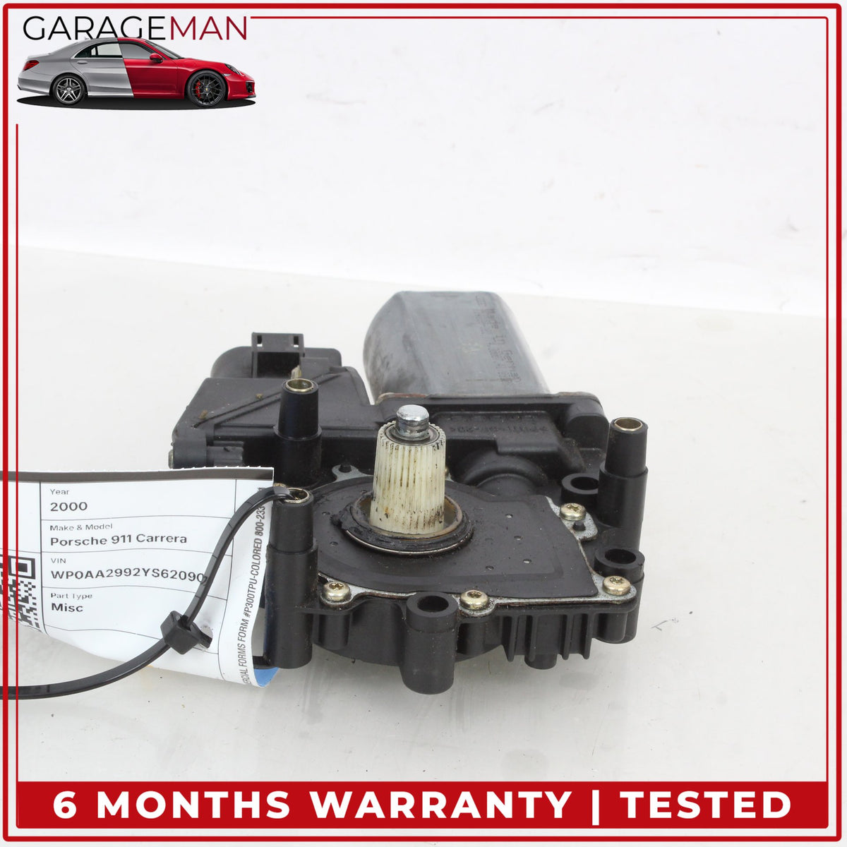 1997-2005 Porsche 911 Carrera Front Left Driver Side Window Regulator Motor OEM
