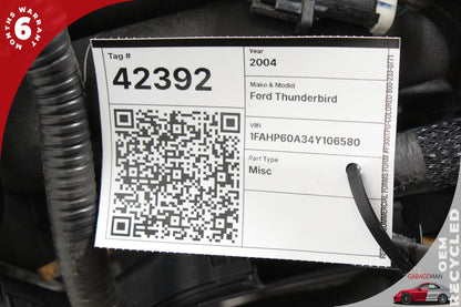 2003-2005 Ford Thunderbird RWD 3.9L Engine Motor Long Block Assembly 76K OEM