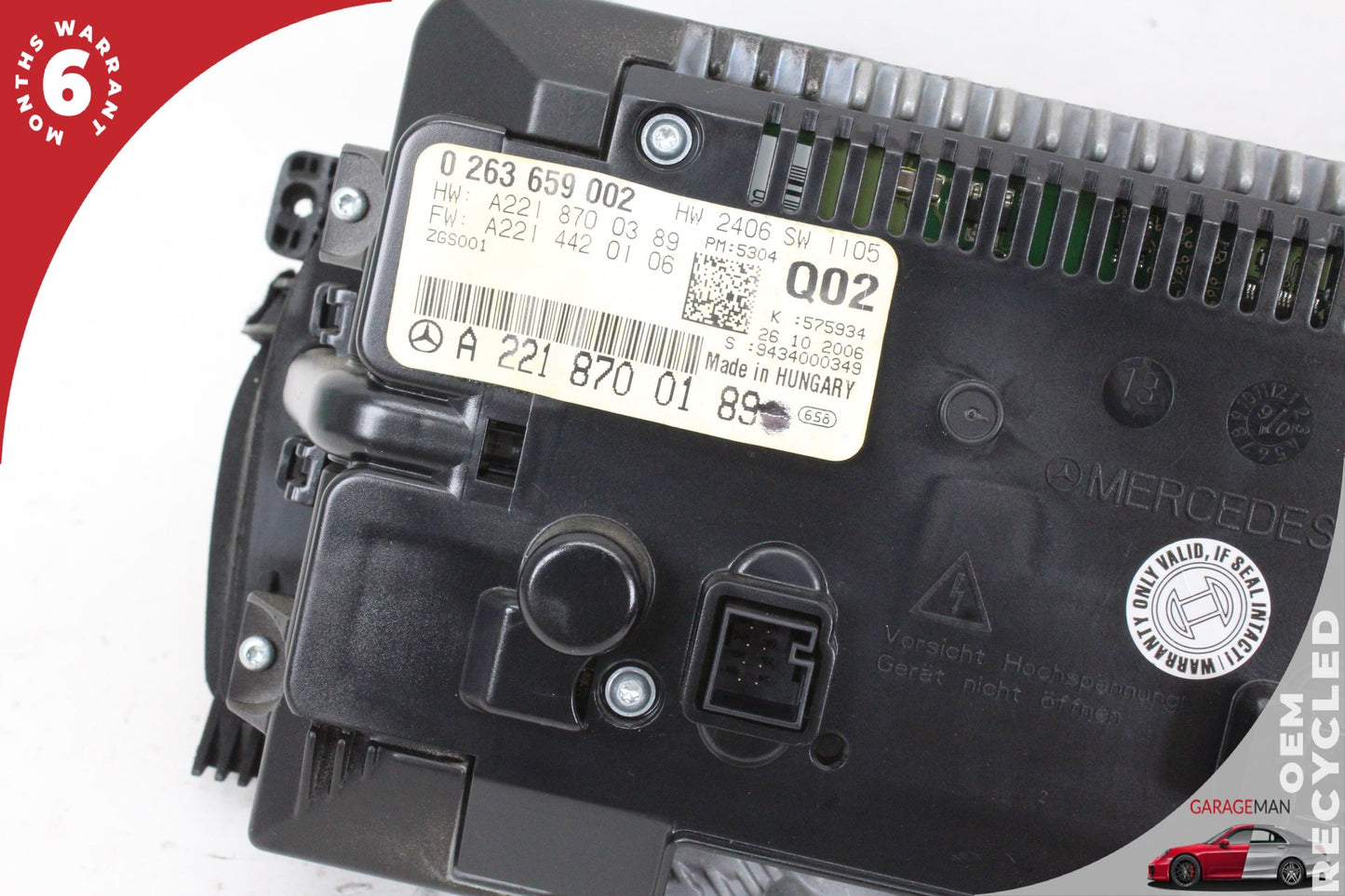 2007-2010 Mercedes W221 S550 Front Center Dash Display Screen Monitor OEM