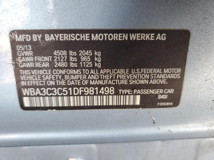 Parting Out- 2013 BMW 320i xDrive- 202 202