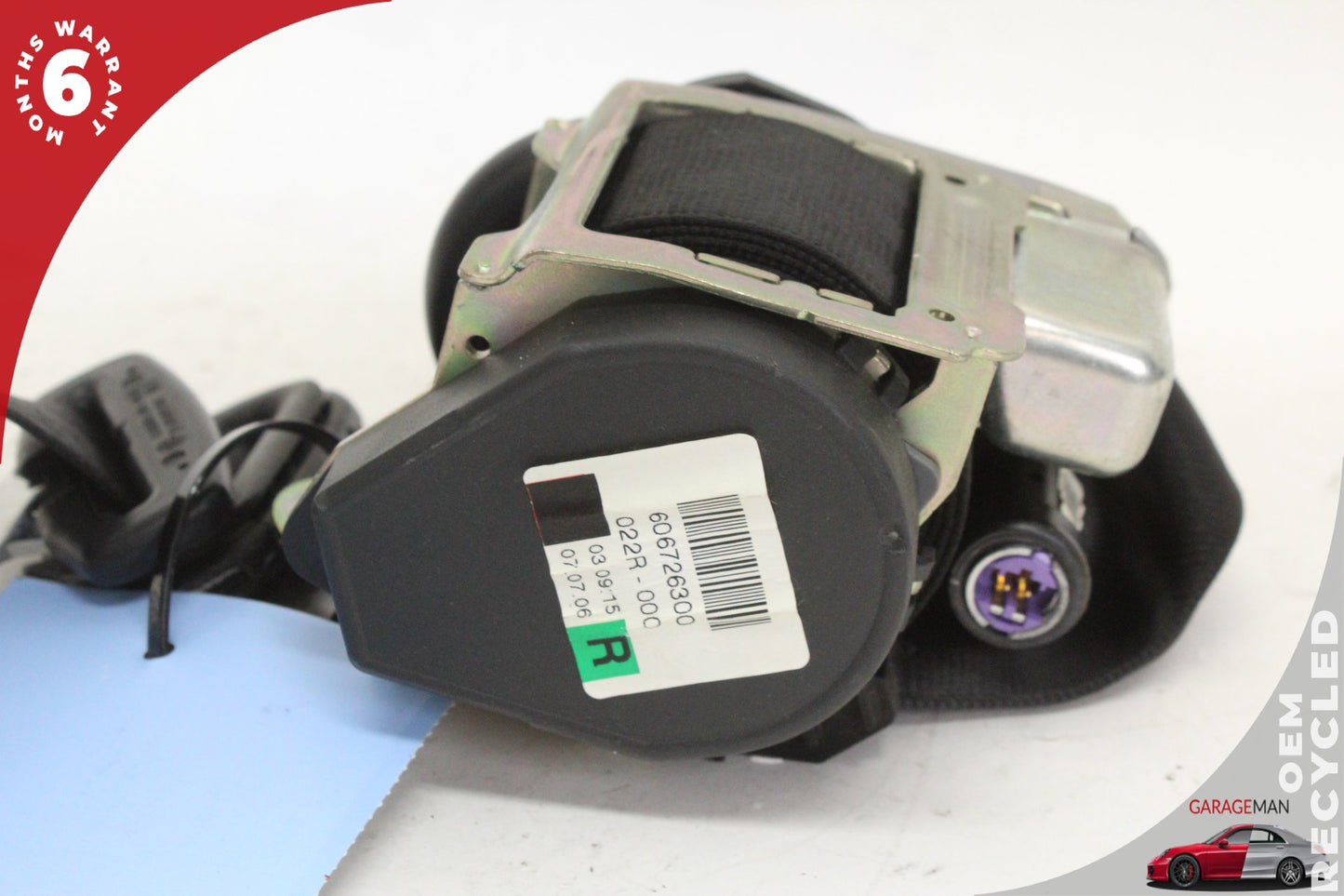2007-2015 Audi Q7 Right Rear Side 2nd Row Seat Belt 4L0857806H OEM
