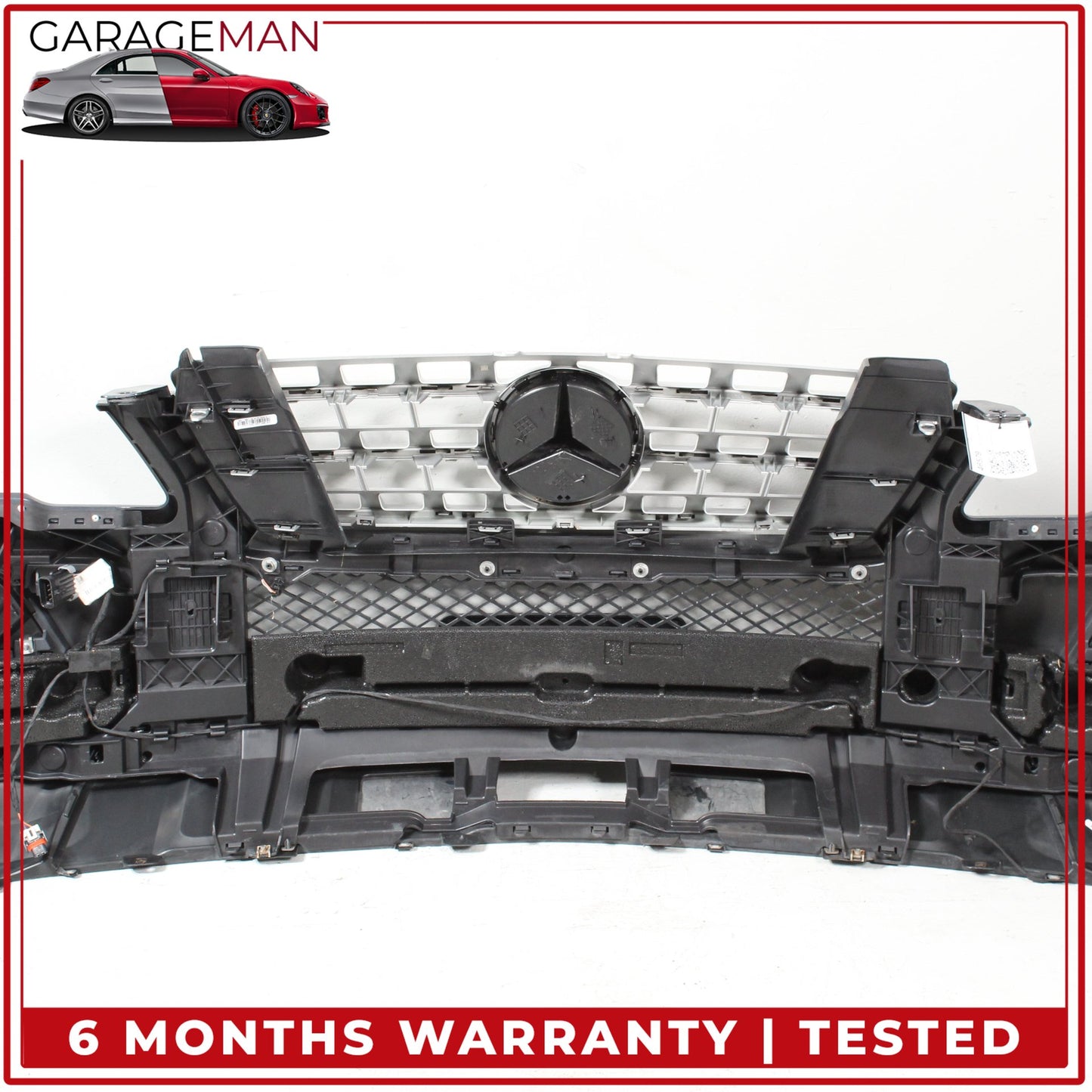 2009-2011 Mercedes W164 ML350 ML550 Base Front Bumper Cover Assembly Gray OEM