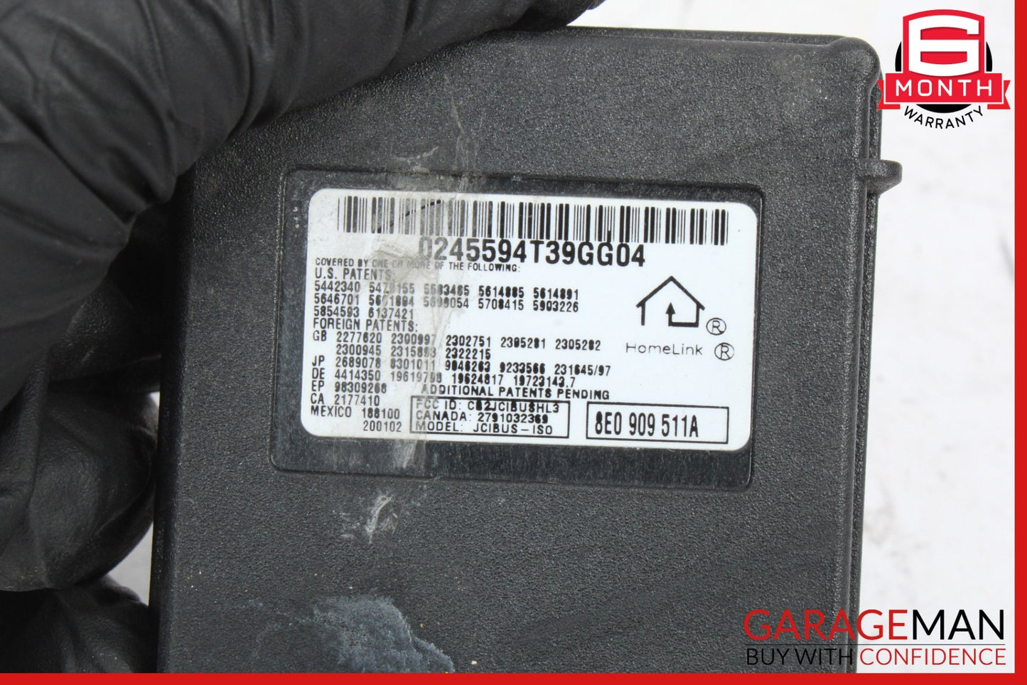 2007-2009 Audi Q7 HomeLink Garage Door Opener Control Module 8E0909511A
