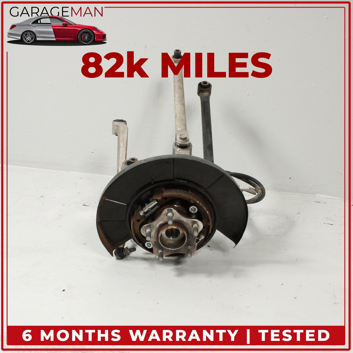 2014-2024 Infiniti Q50 V37 4WD Rear Left Spindle Knuckle Wheel Hub w/ Arms OEM