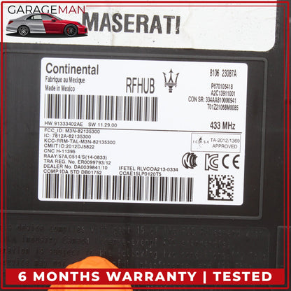 2017-2024 Maserati Ghibli M157 Levante M161 Keyless Entry Control Module OEM