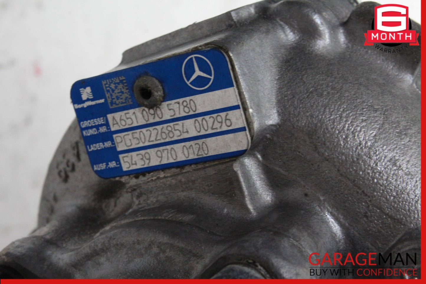 2013-2016 Mercedes-Benz E250 W212 Turbocharger 6510905780