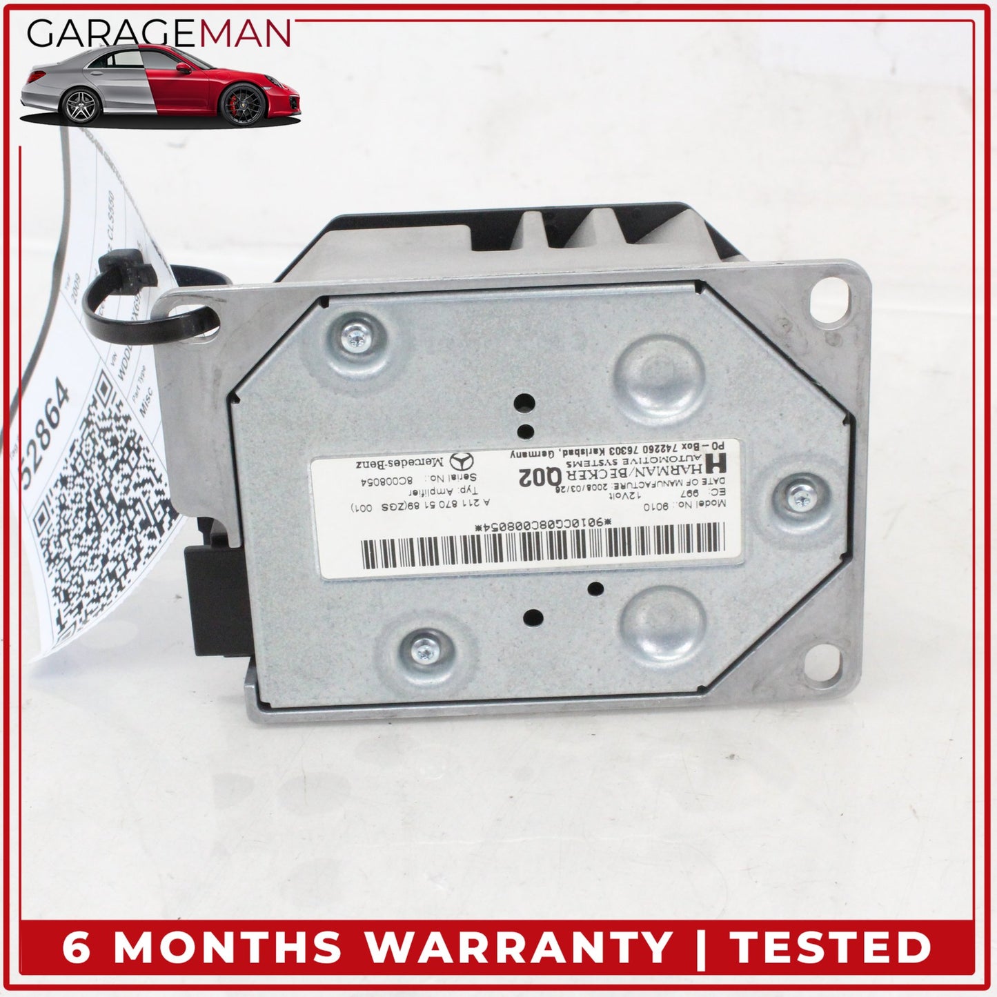 2008-2018 Mercedes W219 CLS550 Subwoofer AMP Amplifier Harman Becker OEM