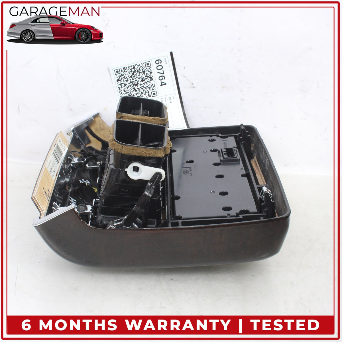 2013-2017 Range Rover L405 Rear Center Console Air Vent Trim w/ Switch OEM