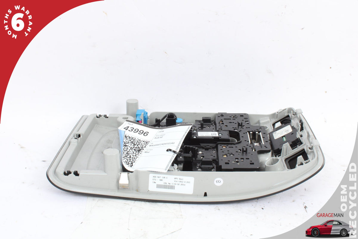 2014 Audi A6 Sedan Overhead Dome Light Lamp 4G0947135E Genuine