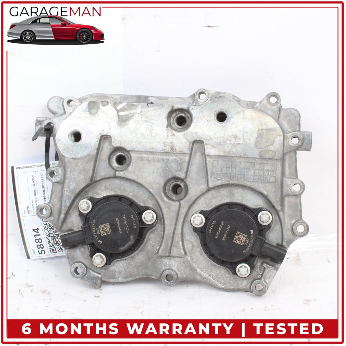 2014-2020 Mercedes X156 GLA250 CLA250 Engine Motor Rear Timing Valve Cover OEM