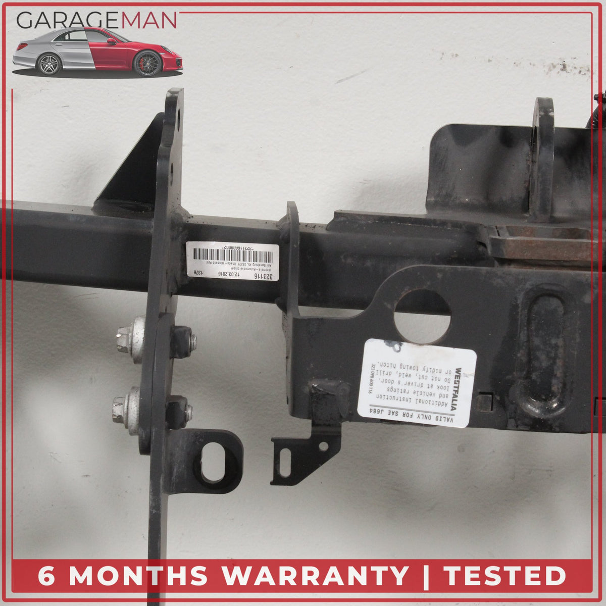2014-2022 LR Range Rover Sport L494 Trailer Rear Tow Hitch Reinforcement Bar OEM