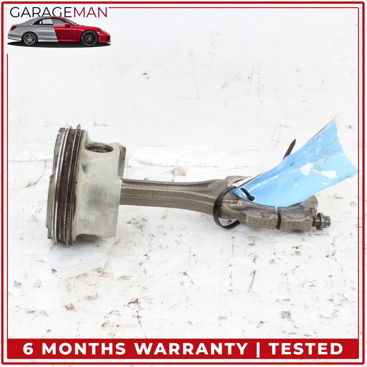 2008-2014 BMW 650i 550i X5 X6 4.4L V8 N63 Engine Motor Piston w/ Rod 7843237 OEM