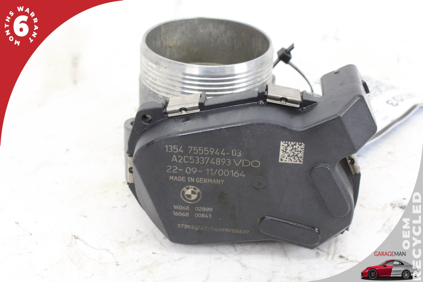 2011-2016 BMW 550i F10 N63 4.4L Engine Motor Air Intake Throttle Body 7555944