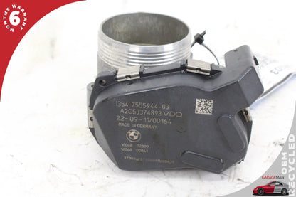 2011-2016 BMW 550i F10 N63 4.4L Engine Motor Air Intake Throttle Body 7555944