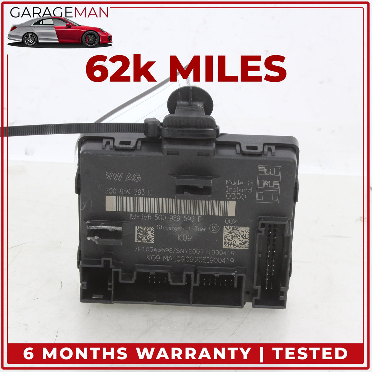 2016-2026 Audi Q3 A3 S3 Front Left Side Door Control Module Unit 5Q0959593K OEM