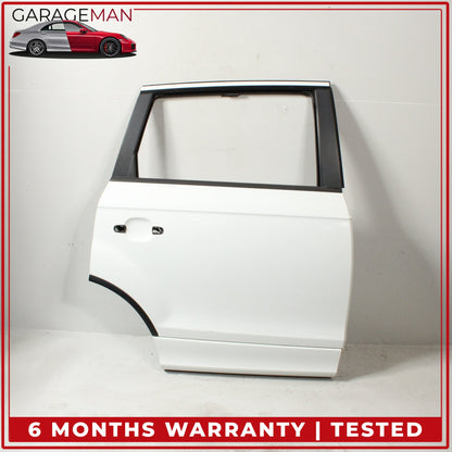 2007-2015 Audi Q7 Rear Right Side Door Shell Glacier White Metallic OEM