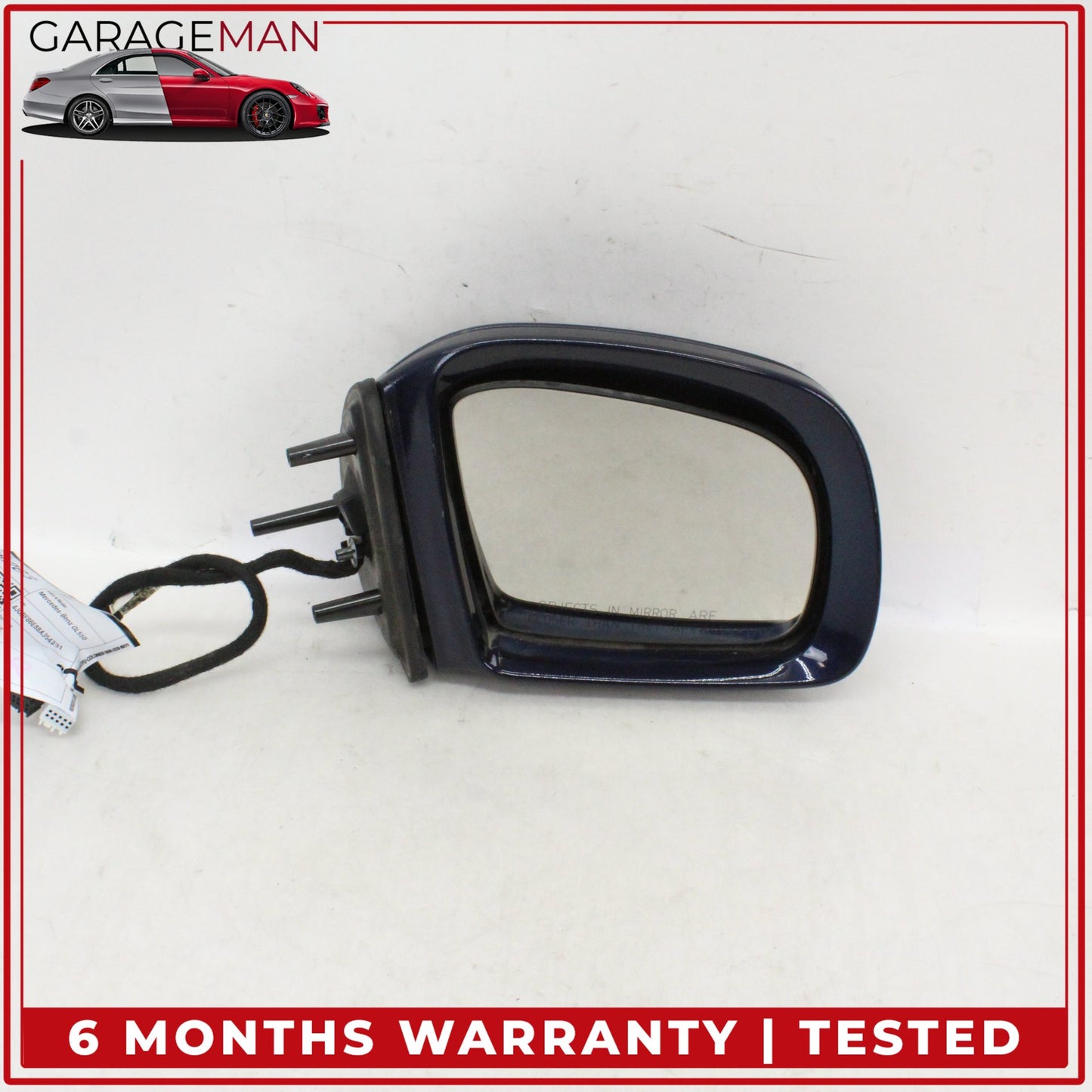 2007-2008 Mercedes X164 GL550 Front Right Side Door Rear View Mirror Blue OEM
