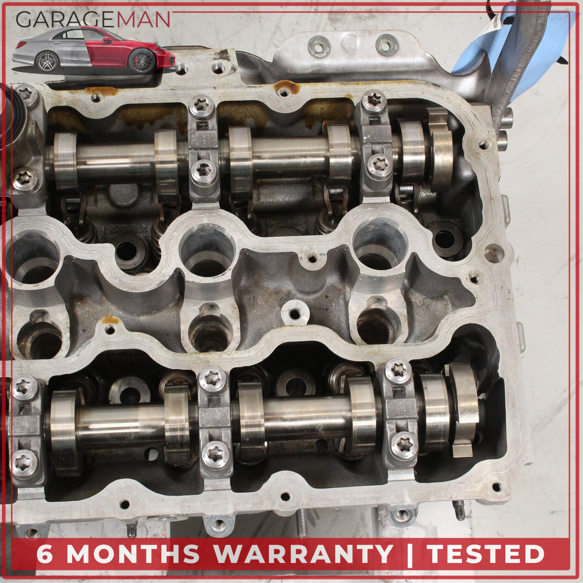 2008-2014 BMW 650i 550i X5 X6 4.4L V8 N63 Left Side Cylinder Head 7573940 OEM