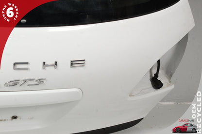 2011-2014 Porsche Cayenne 958 Trunk Lid Liftgate Tailgate Hatch Shell w/ Spoiler