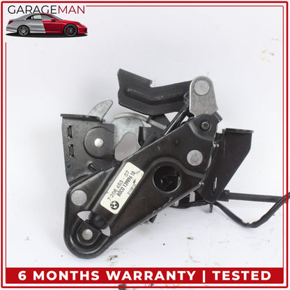 2011-2016 BMW 528i F10 Hood Bonnet Left Lock Latch Actuator w/ Bracket 7206453