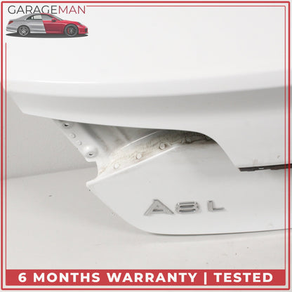 2015-2018 Audi A8 S8 Rear Tailgate Trunk Lid Panel Glacier White Metallic OEM