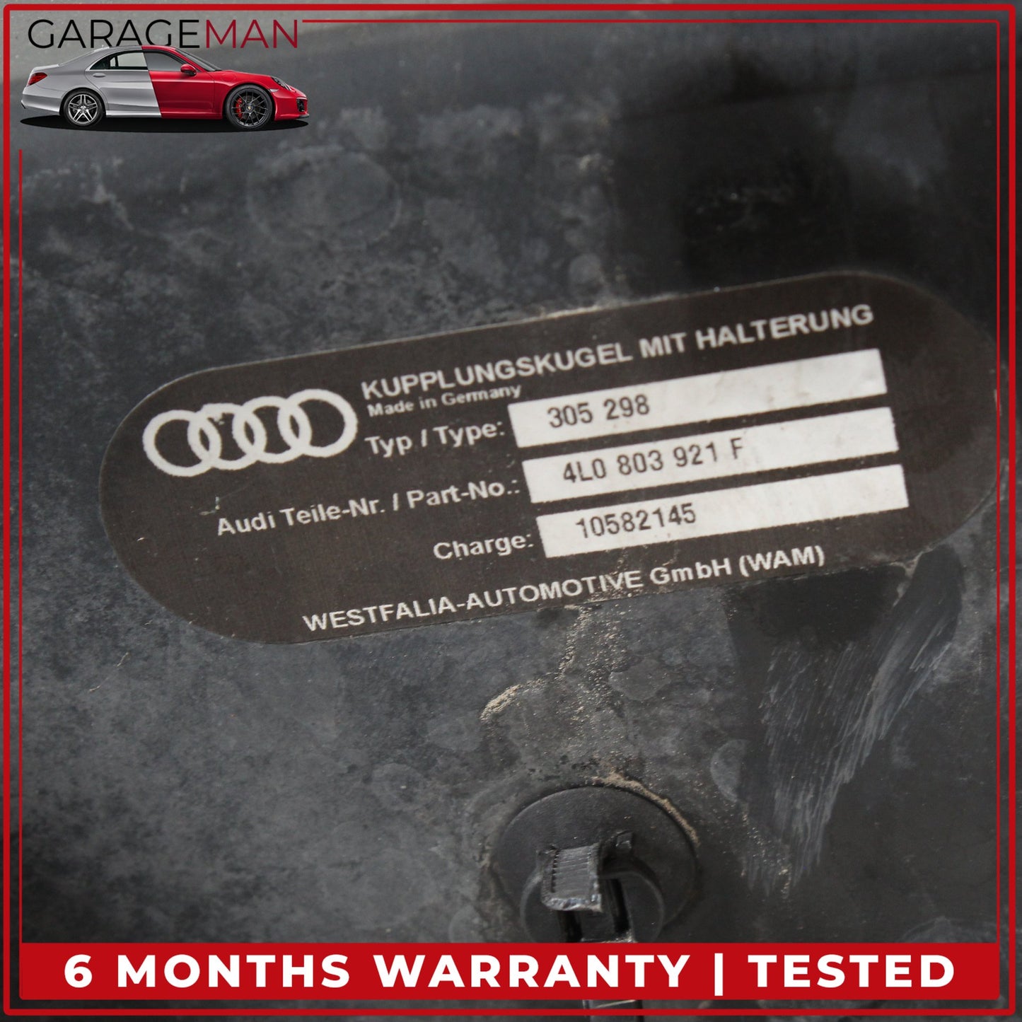 2007-2015 Audi Q7 SUV Rear Bumper Reinforcement 4L0803921F OEM