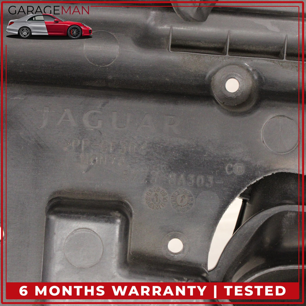 2009-2015 Jaguar XF XFR Engine Radiator Support Cover Panel 8X238A303CD OEM
