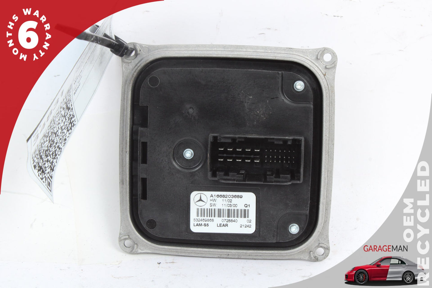 2012-2014 Mercedes W218 CLS550 LED Headlight Lamp Ballast Module 1668203689 OEM