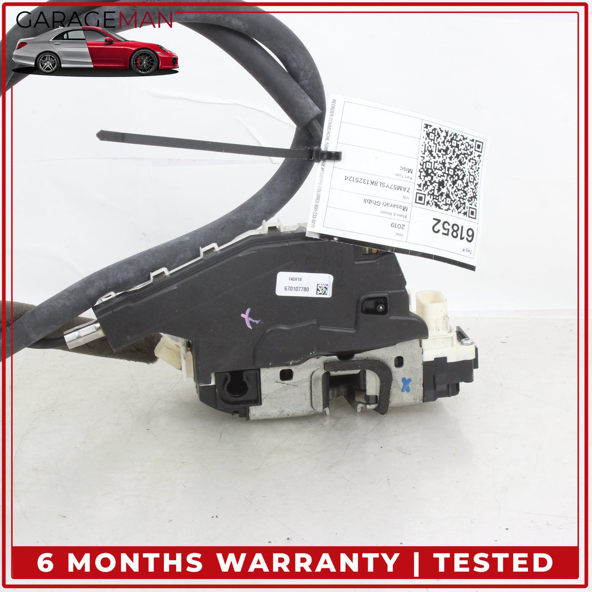2014-2024 Maserati Ghibli M157 Front Right Side Door Lock Actuator 670107780 OEM