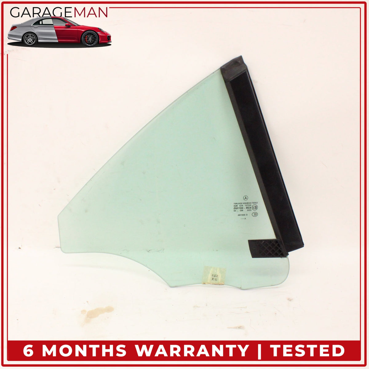 2005-2011 Mercedes R171 SLK280 Rear Left Driver Side Quarter Window Glass OEM