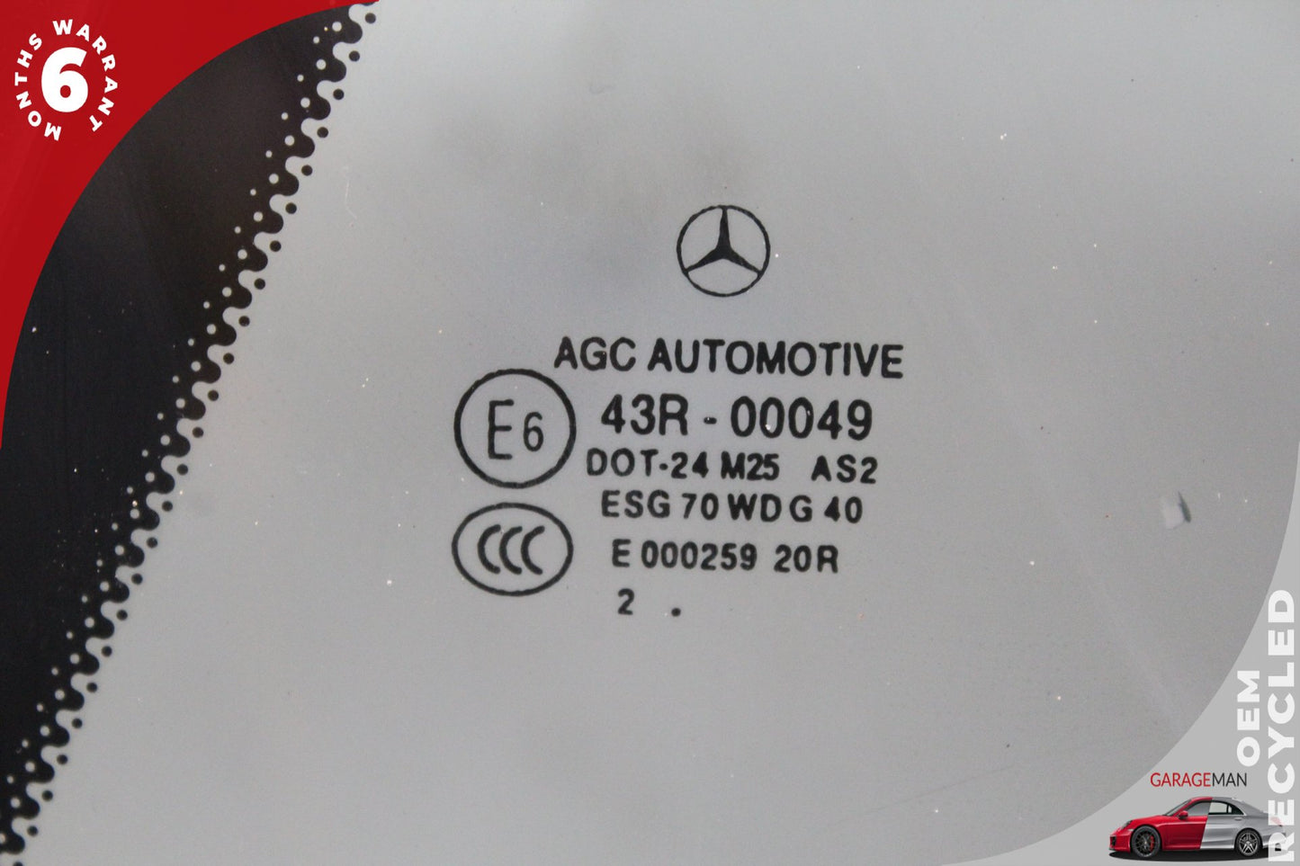 2013-2020 Mercedes R231 SL500 Rear Left Quarter Window Glass 2316700106 OEM