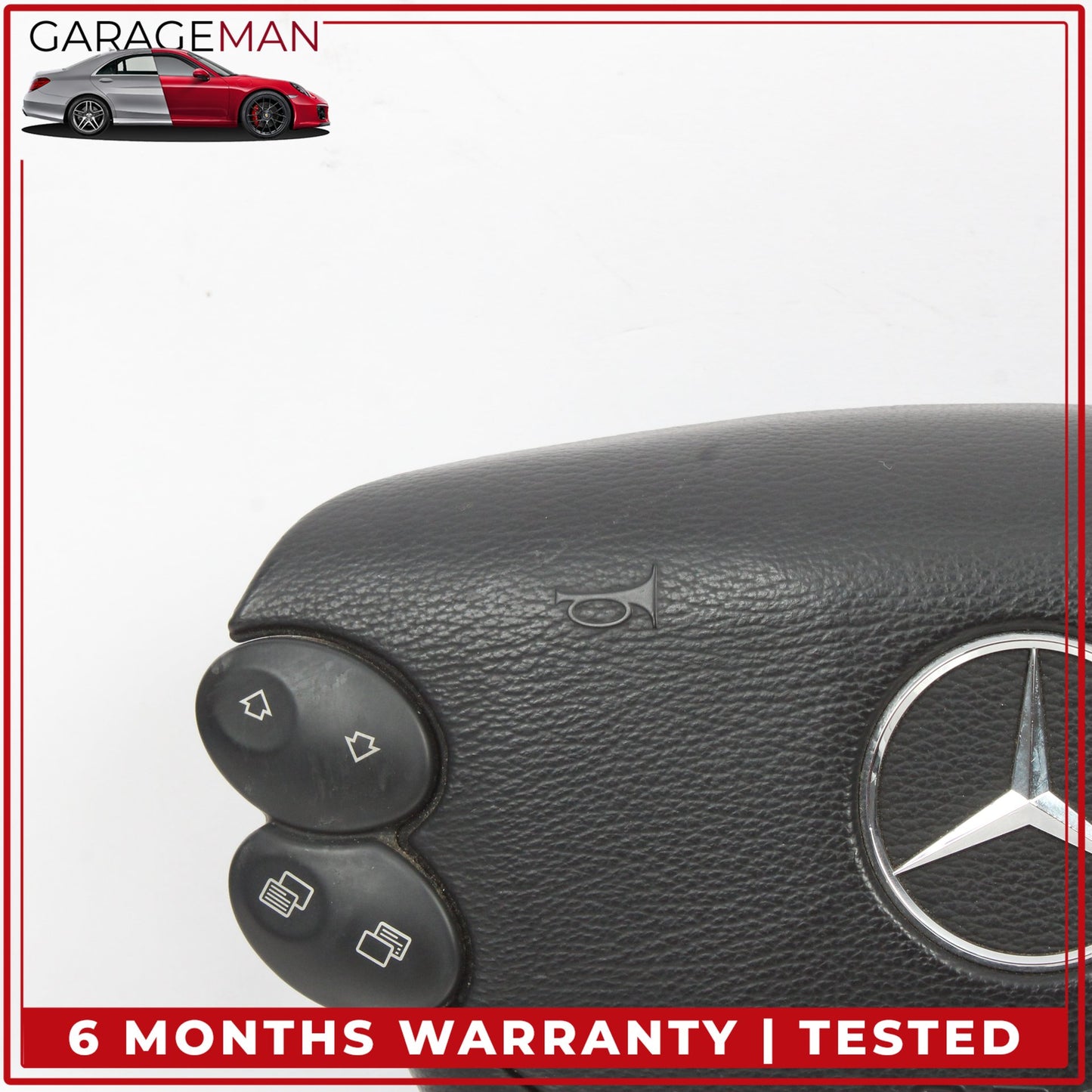 2003-2012 Mercedes W211 E350 Front Left Driver Side Steering Wheel Airbag OEM