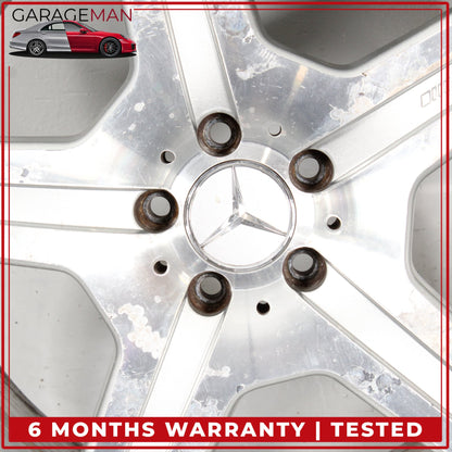 2007-2011 Mercedes W221 S550 S600 Front 5 Spoke Wheel Rim 8.5JX19 H2 ET43 OEM