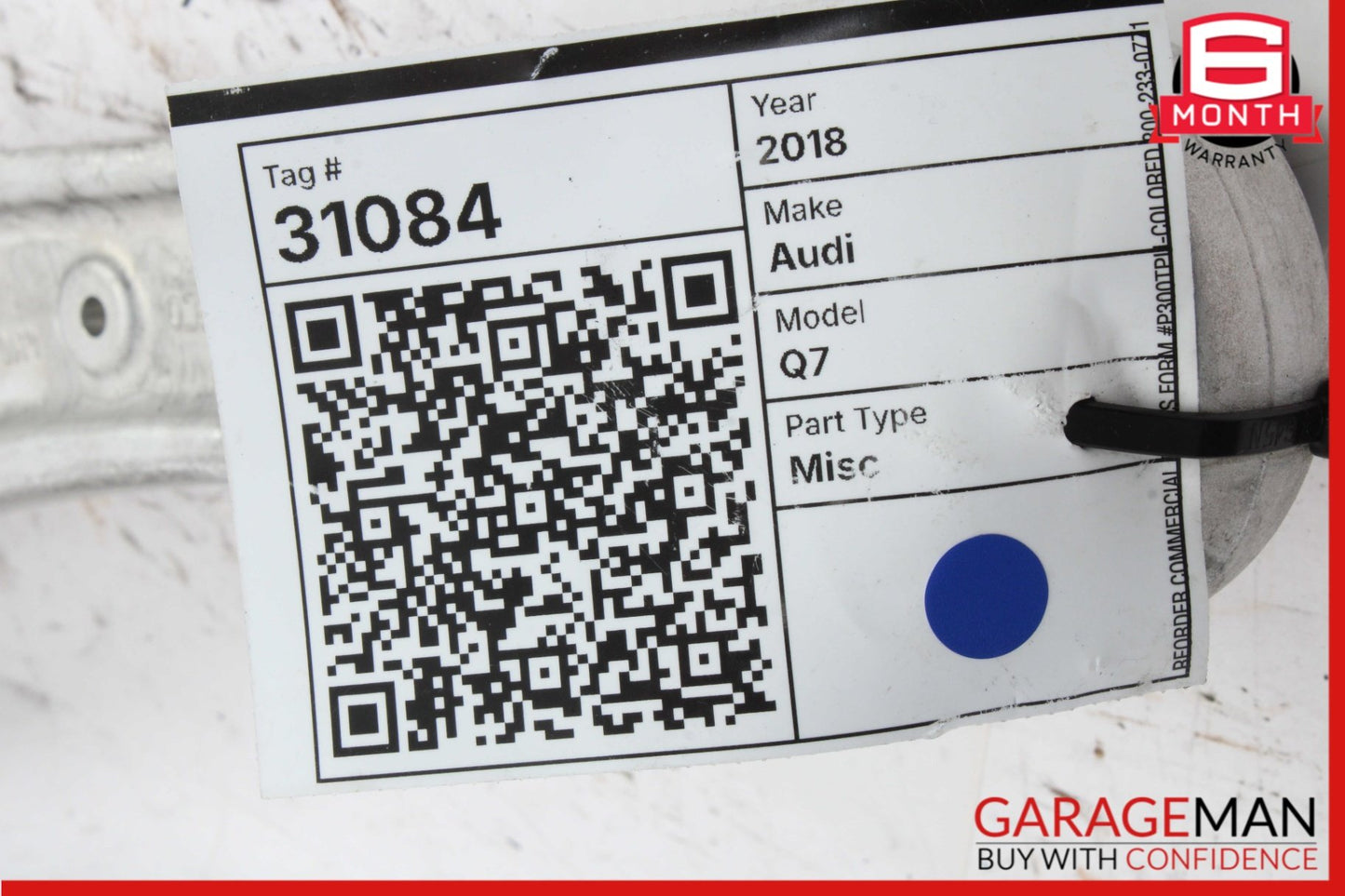 2017-2024 Audi Q7 SUV Right Front Lower Control Arm 4M0407156D