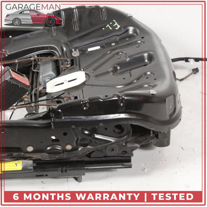 2010-2012 Range Rover L322 Front Left Seat Track Rail Frame w/ Motors OEM