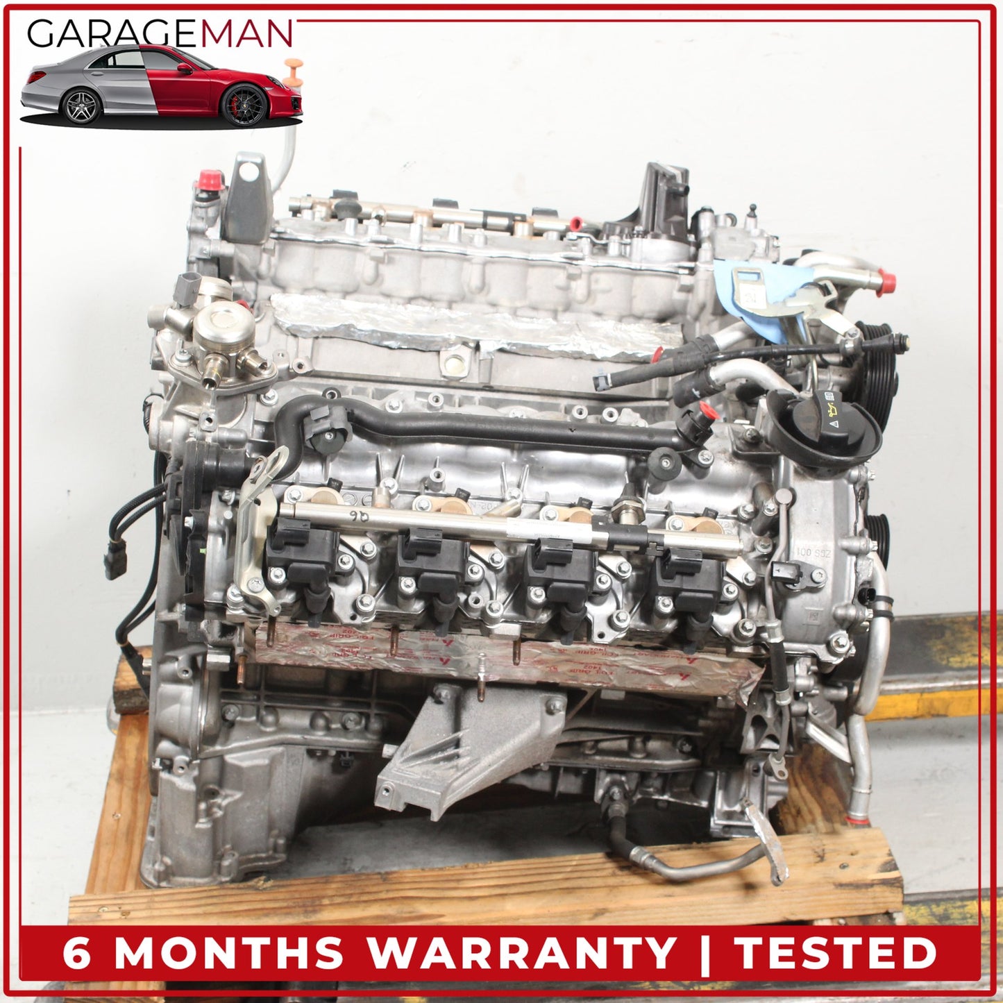2007-2015 Mercedes W218 CLS63 E63 C63 AMG Engine Motor Assembly 156.983 OEM 112k