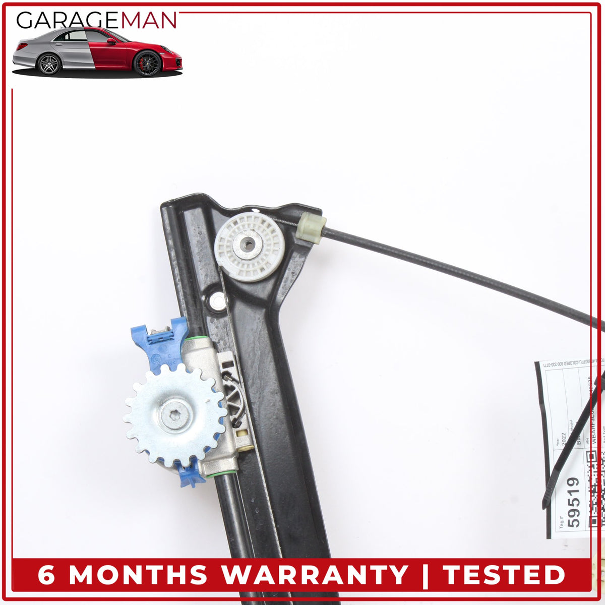 2019-2026 BMW Z4 G29 Front Right Window Regulator 9449826 OEM
