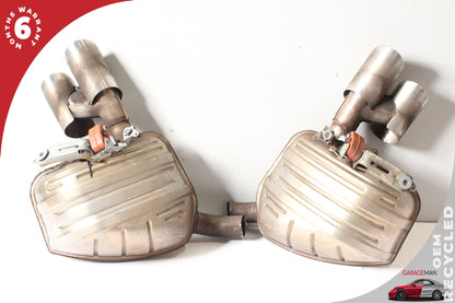 2011 Porsche Panamera Sedan Exhaust Muffler Left and Right Side