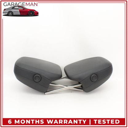 2011-2014 Porsche Cayenne 958 Front Left and Right Side Seat Headrest Black OEM