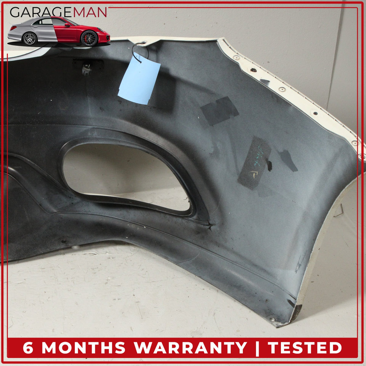 2008-2019 Maserati GranTurismo M145 GranCabrio Rear Bumper Cover White OEM